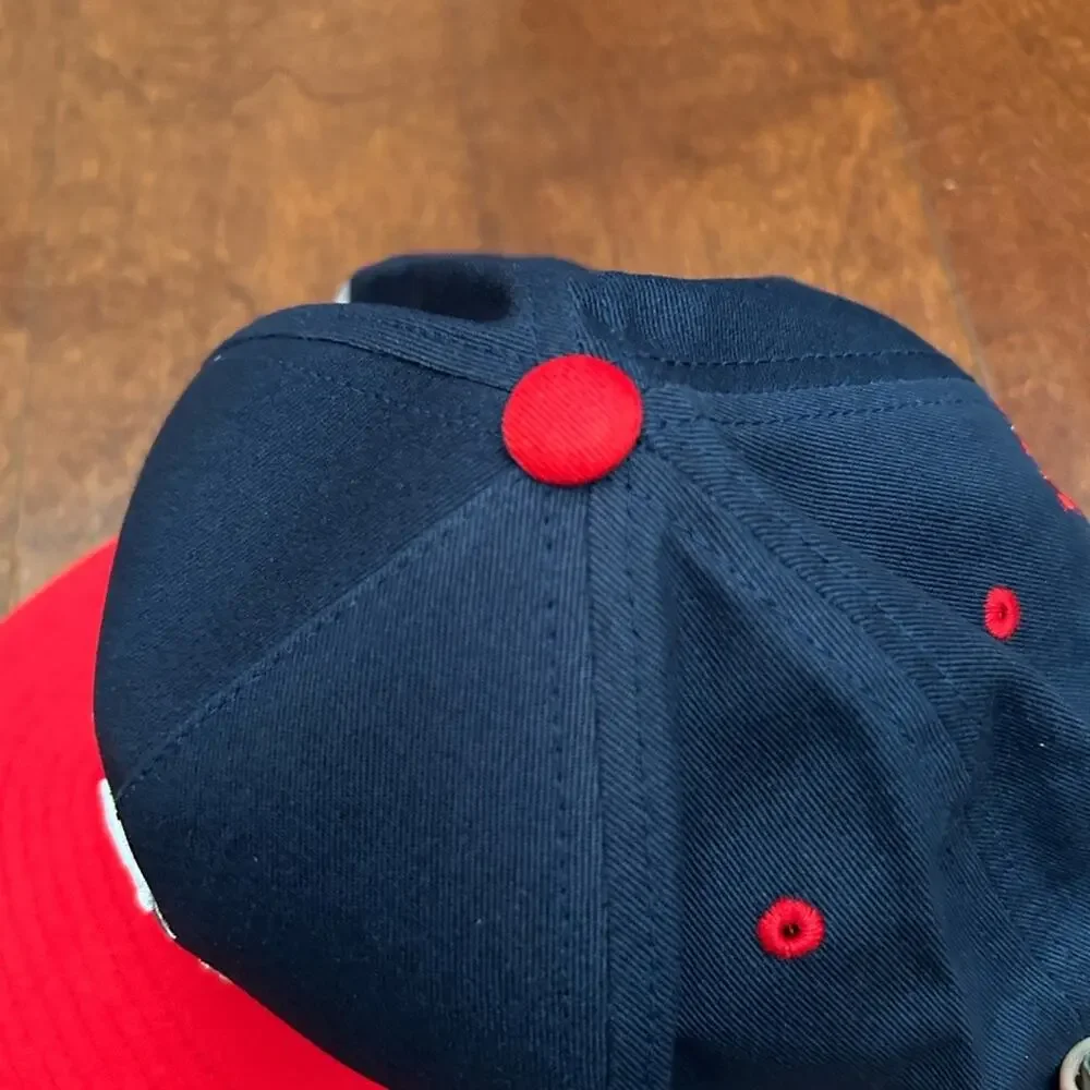 Civil Regime Navy and Red Baseball Cap with White Embroidered Lettering, NWOT